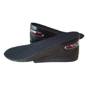 Air cushion height increasing insoles
