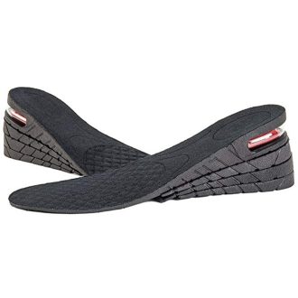 Height increasing insoles desiigned to quickly and easily increase your height and make you look taller