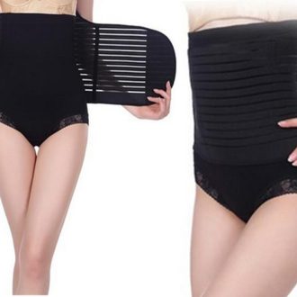 Postpartum Support Recovery Belly Belt Body Shaper Corset with High Elastic
