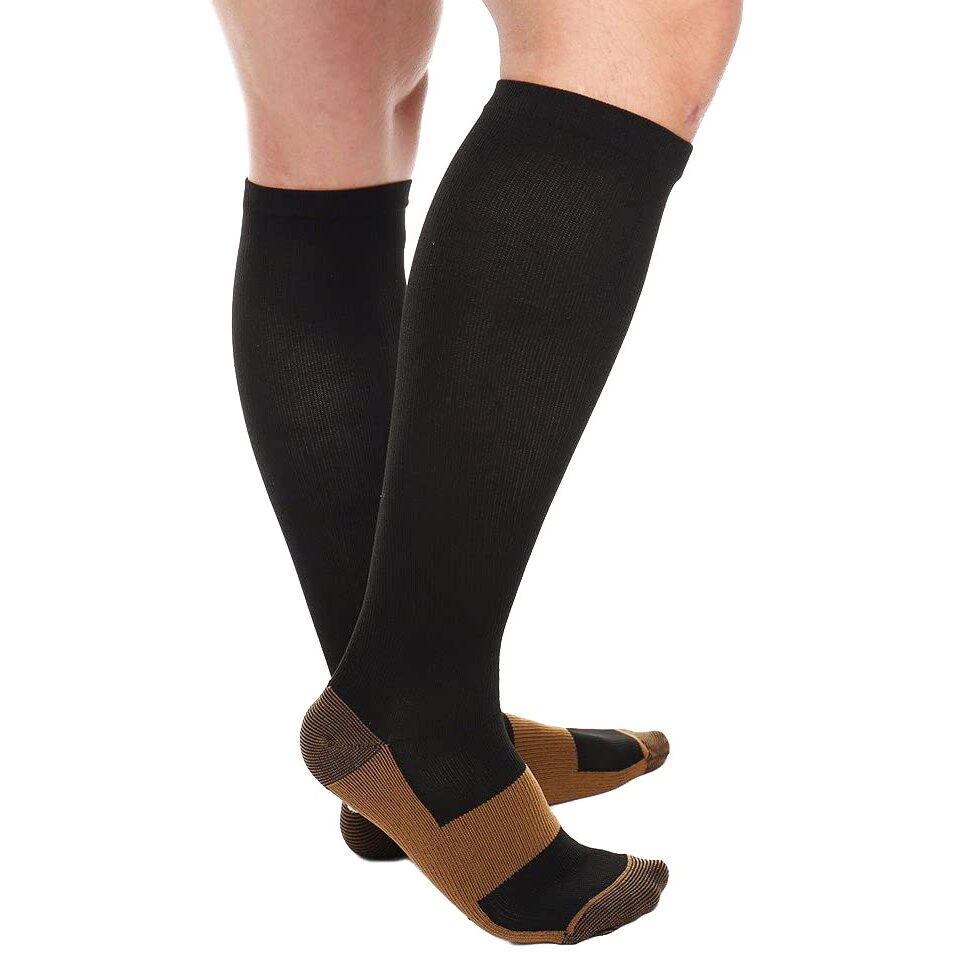 knee-high-compression-copper-fit-socks (1)99 Compression support Raynauds disease socks for men and women