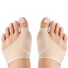 1 pair of Bunion corrector protector sleeves for both men and women in beige color