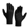 Raynaud's gloves full length black on white background for men and women