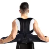 Back support brace for men and women, shown from the back with adjustable straps and a supportive lumbar panel for improved posture.