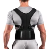 Back view of man wearing posture corrector