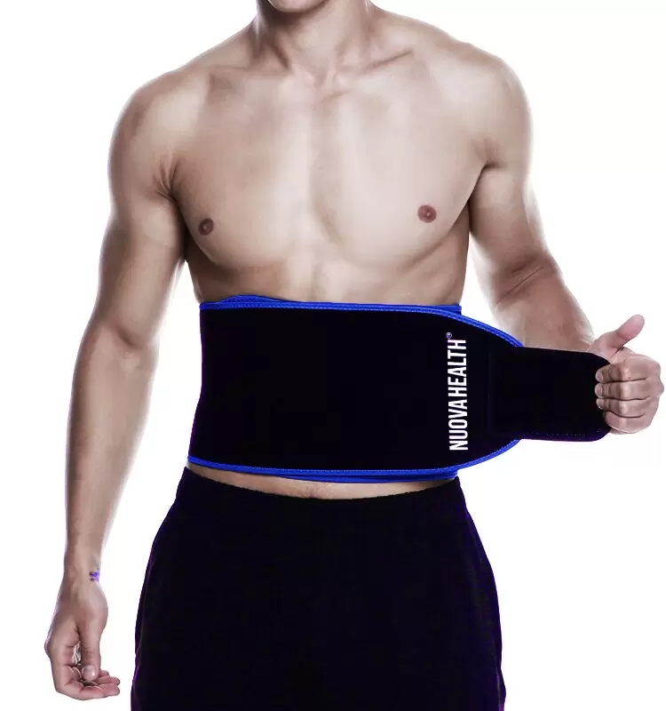 Waist Trimmer & Trainer Belt burn more fat and tone your abs Waist Trimmer & Trainer Belt for workouts