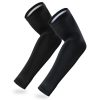 Black Cooling Running Arm Sleeves for Men & Women