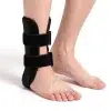 main product image of a mans foot wearing the ankle foot support splint