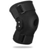 KneeReviver Plus-Size Knee Brace Support with Stabilizing Hinges – Adjustable Black Neoprene Design for Men & Women. Features Dual Hinges for Enhanced Joint Stability, Flexible Motion, and Injury Recovery. Breathable, Durable Fabric Provides Compression, Pain Relief, and All-Day Comfort. Ideal for Active Lifestyles or Post-Injury Rehabilitation.