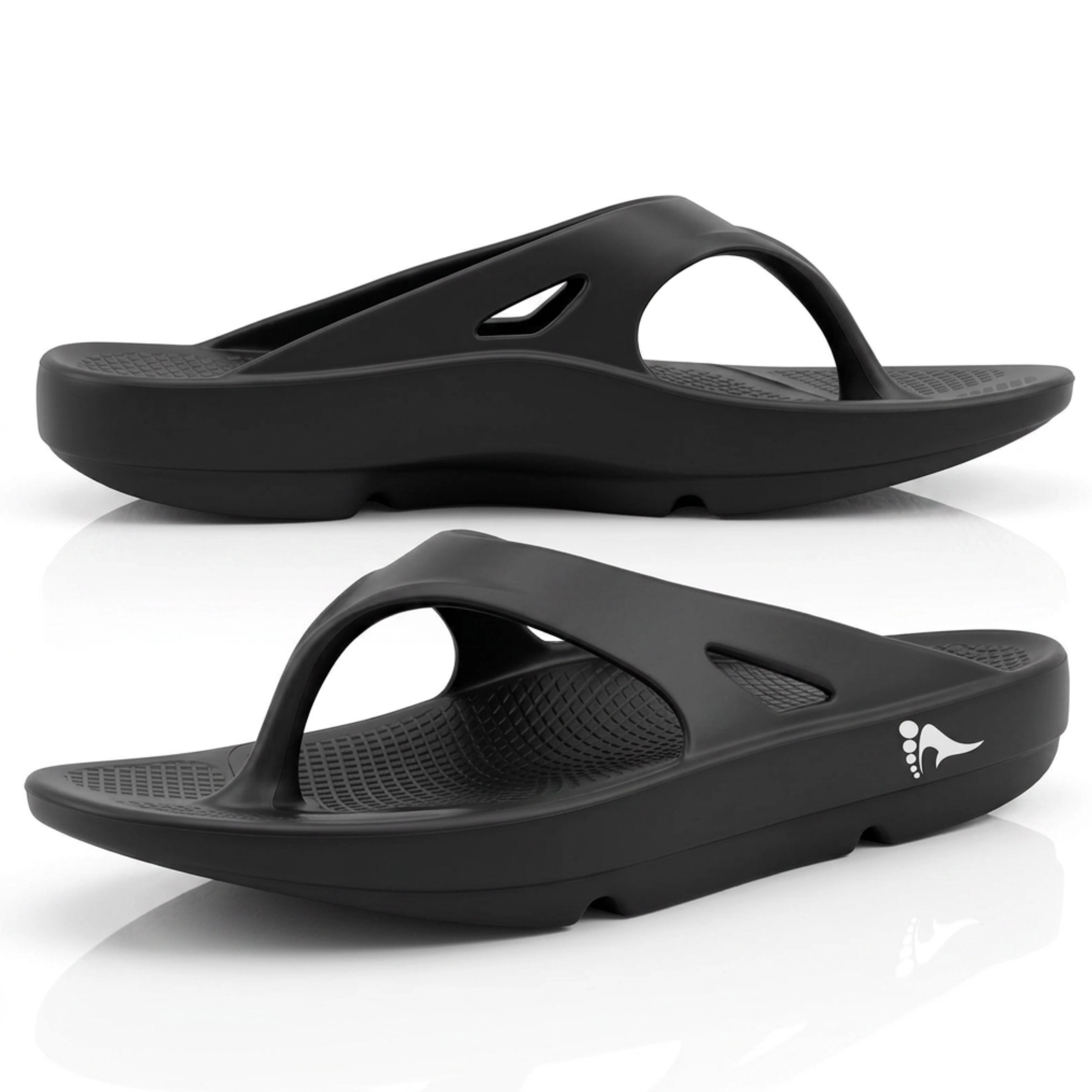 sandals for plantar fasciitis heel and foot pain for men and women black color