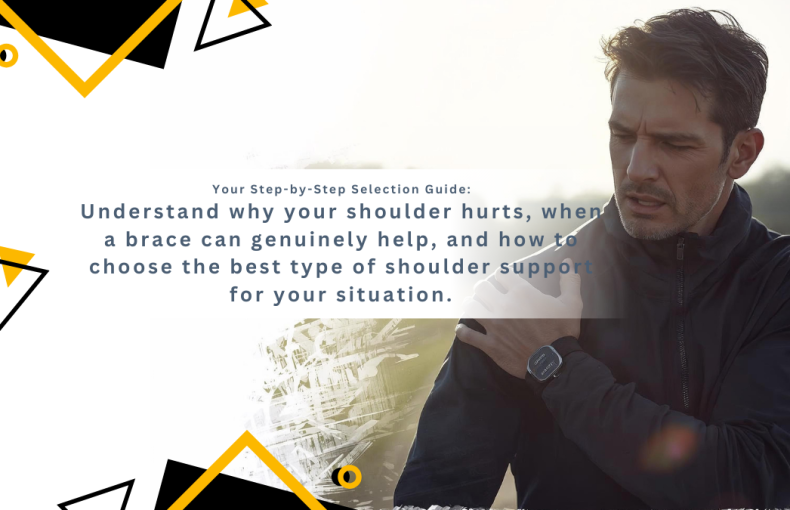 Understand why your shoulder hurts, when a brace can genuinely help, and how to choose the best type of shoulder support for your situation.