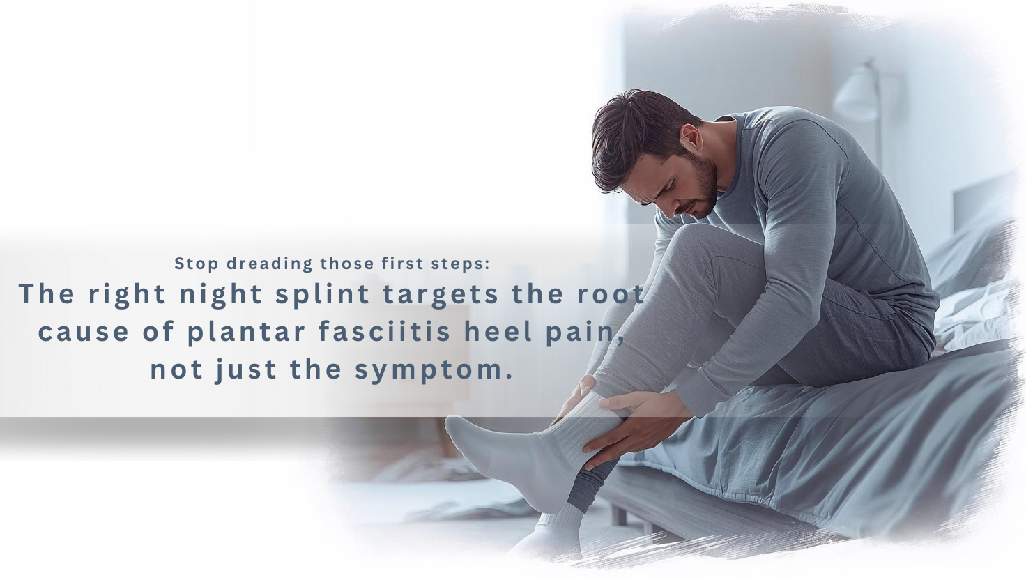 The right night splint targets the root cause of plantar fasciitis heel pain, not just the symptom.