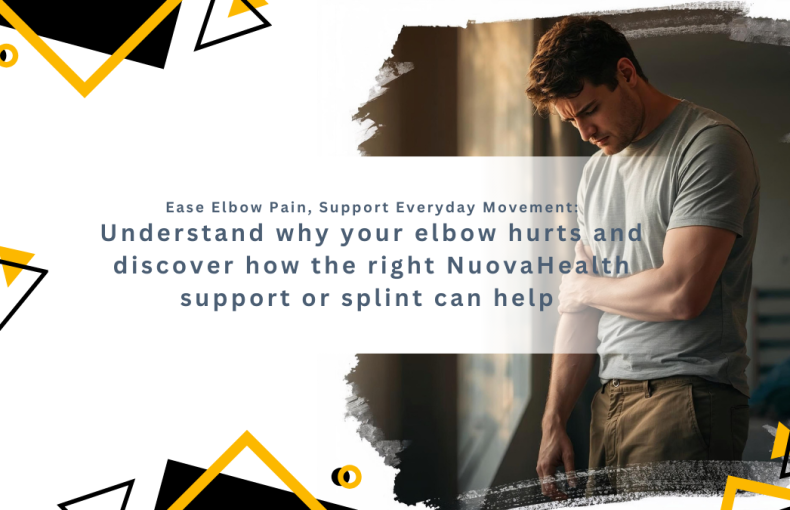 Ease Elbow Pain, Support Everyday Movement Understand why your elbow hurts, see which type of problem fits you, and discover how the right NuovaHealth support or splint can make daily use more comfortable and controlled.